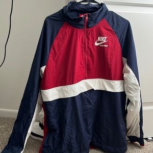 Nike color blocked windbreaker